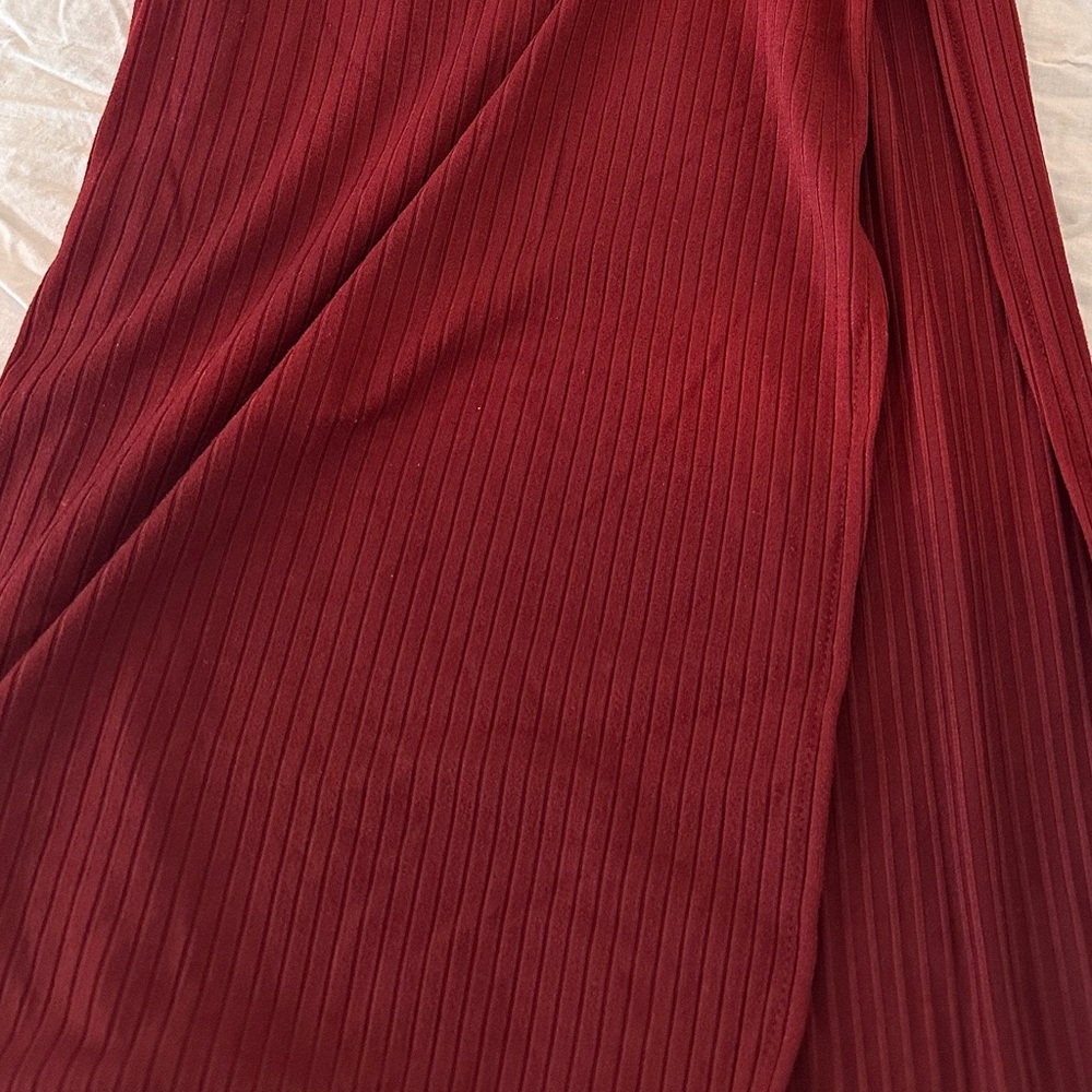 ♥️ Turtleneck Ribbed Maxi Dress - Picture 9 of 11